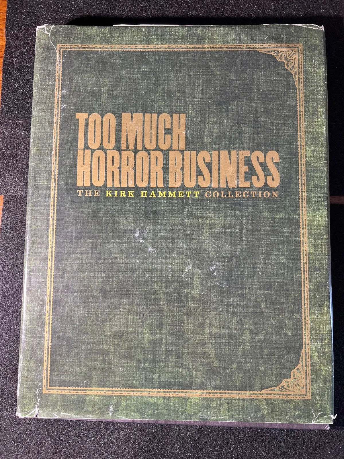 Kirk Hammett Signed Autographed Horror Business Book Metallica Metalligraphs COA, image 5