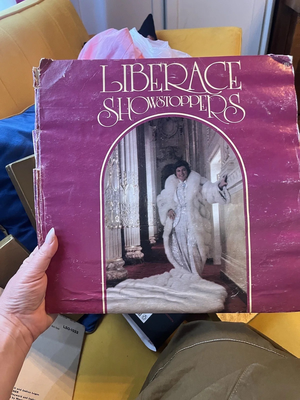 Liberace Signed Vinyl With Illustration, image 5