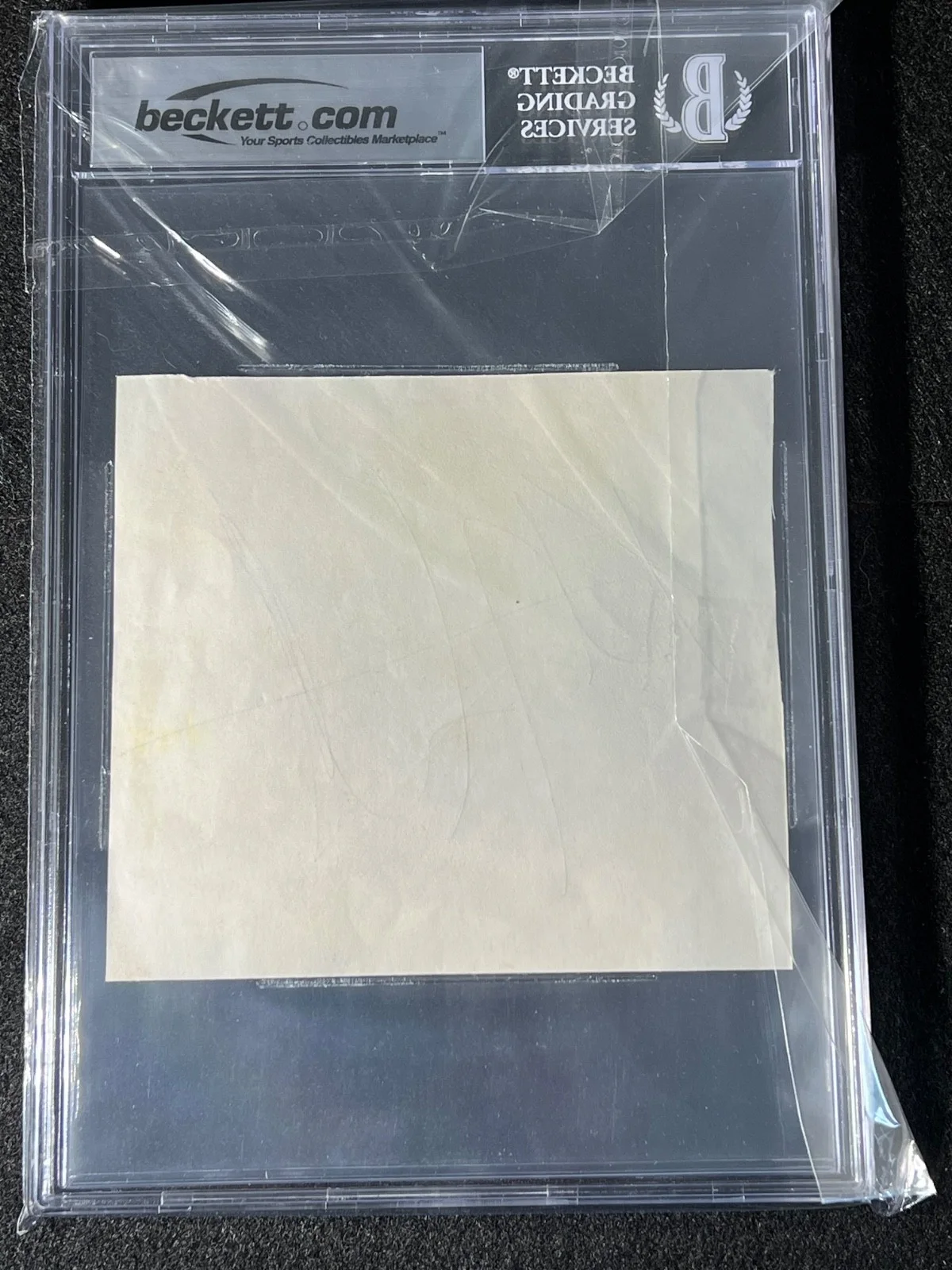 Signed Autographed Metallica Cut Kirk Hammett 1984ish Early Beckett Encased COA, изображение 5