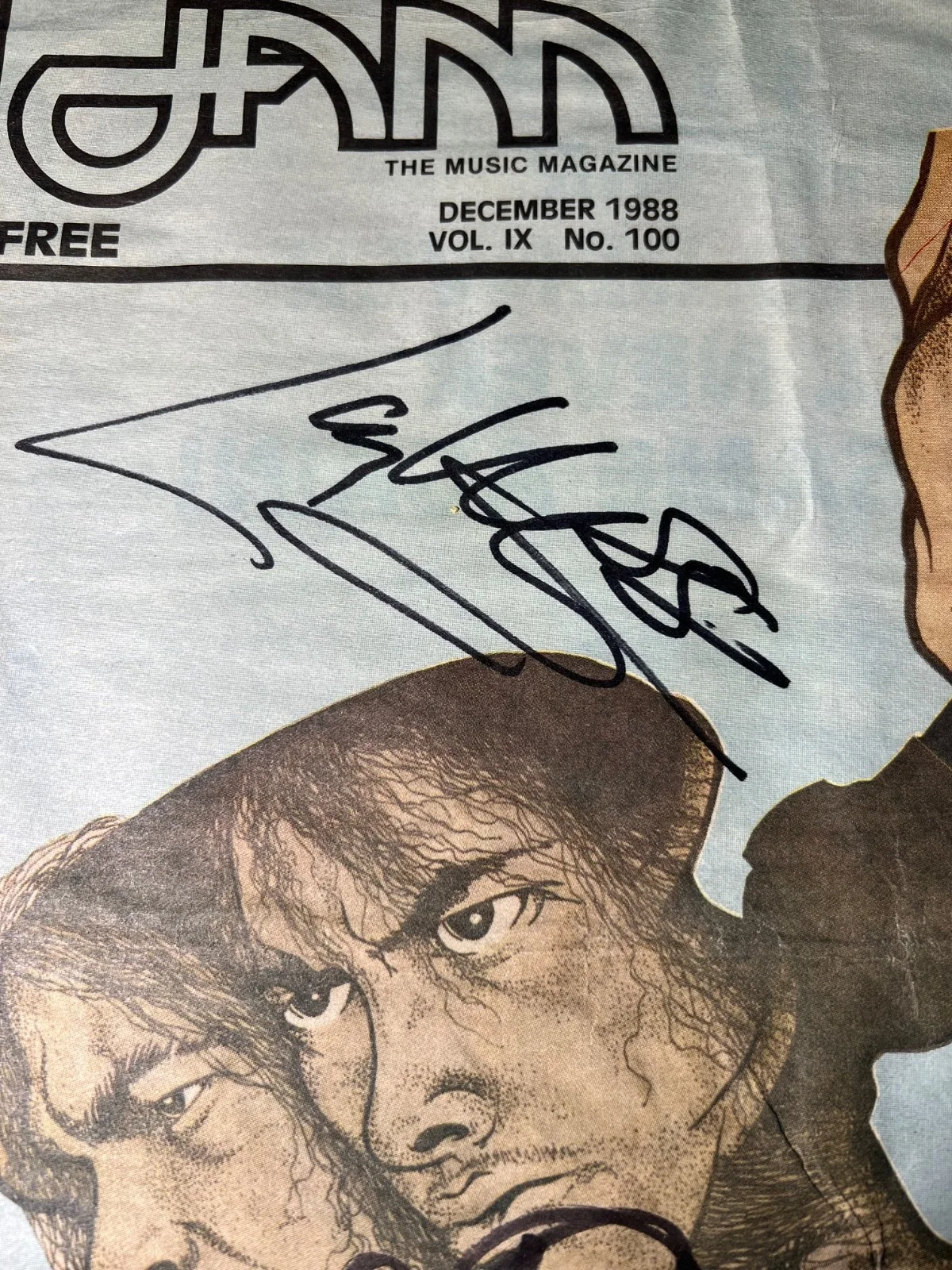 Metallica Fully Signed X4 James Lars Kirk Jason Newspaper Covers Metalligraphs, изображение 5