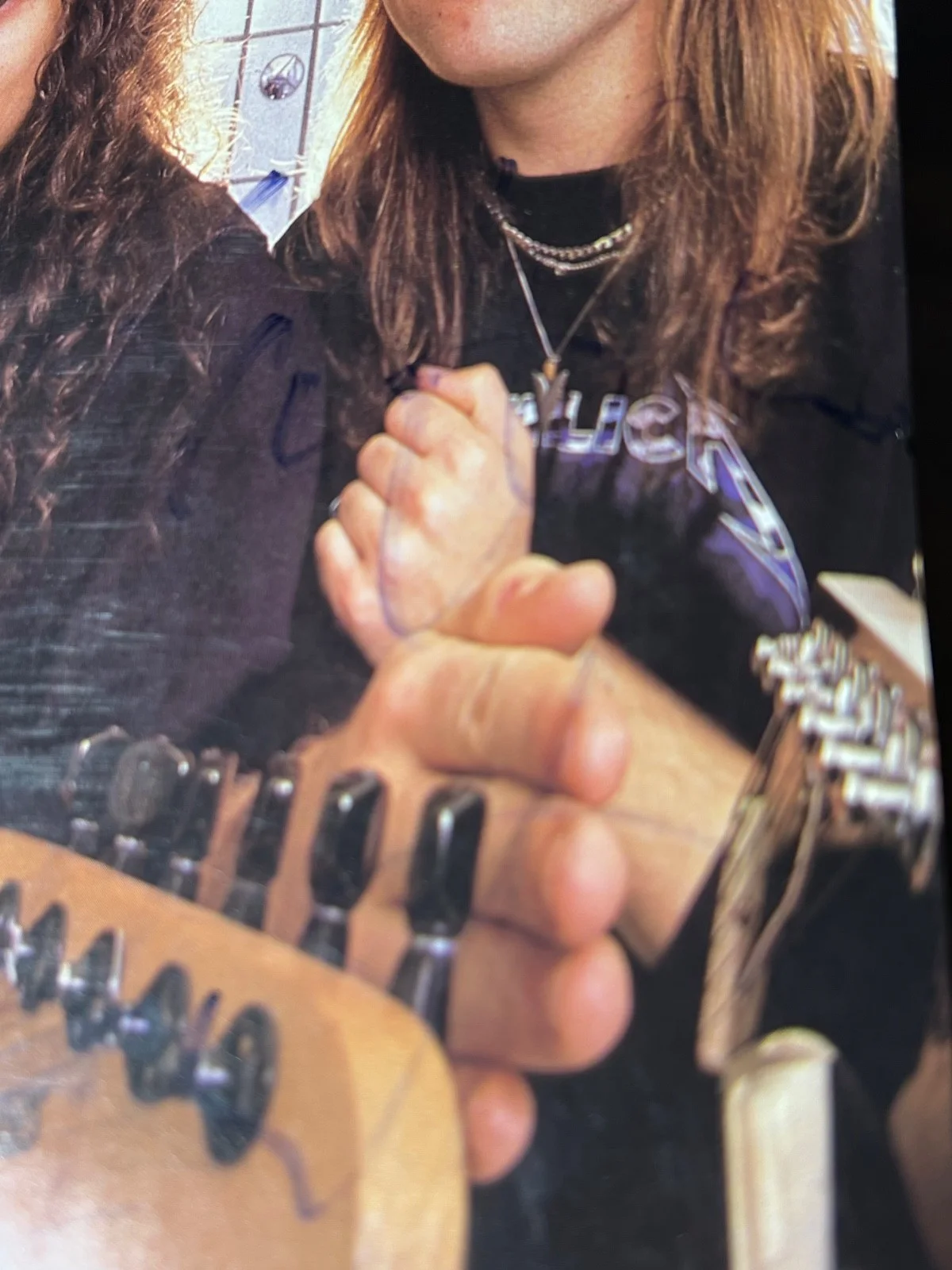 READ! Authentic but INCONCLUSIVE Metallica Cover Signed by Lars & Jason, изображение 4