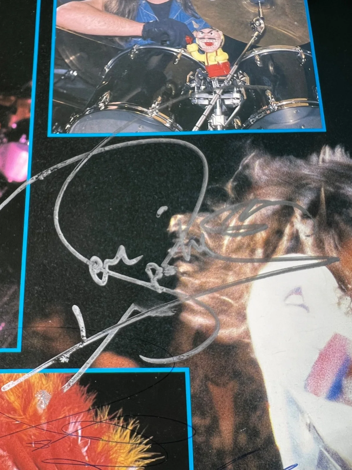 Anthrax Signed Autographed Program Insert x5 Authentic Bello Ian Benante Joey B, image 3