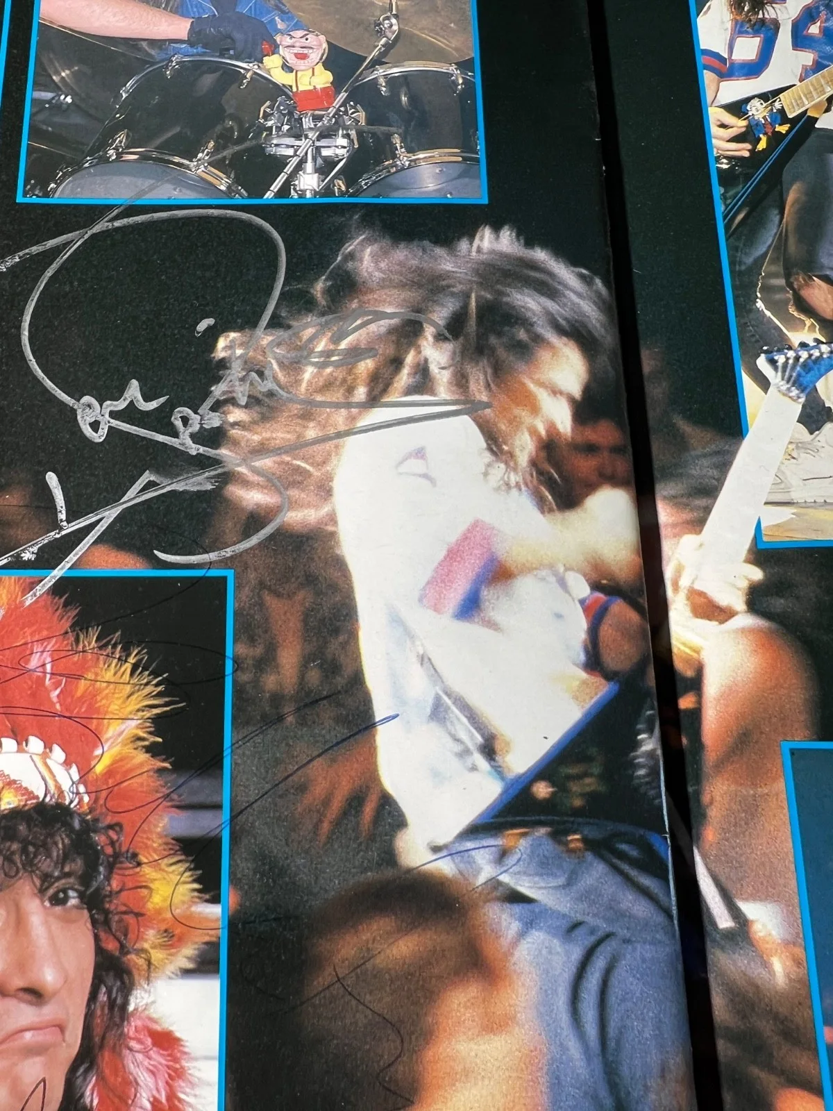 Anthrax Signed Autographed Program Insert x5 Authentic Bello Ian Benante Joey B, image 4