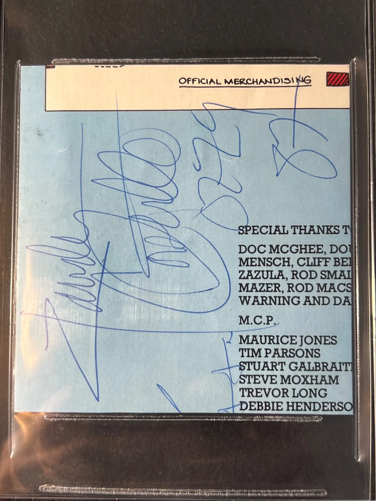 Randy Castillo Signed Autographed Cut 1987 Ozzy Beckett Encased - Cool Piece, image 3