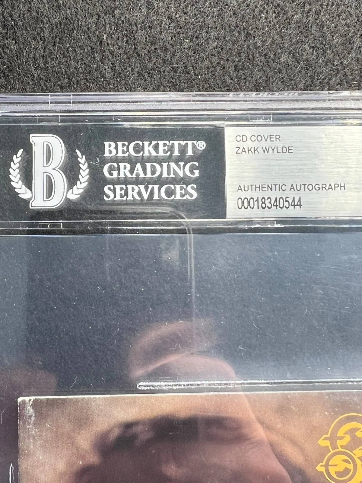 Signed Autographed Zakk Wylde CD Cover Ozzy No More Tears 2011 Beckett Encased, image 2