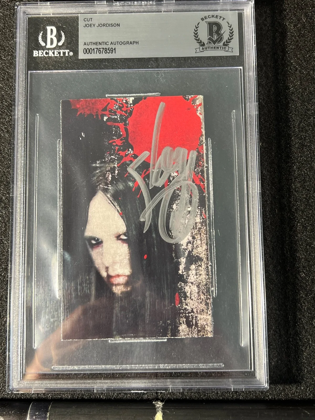 Signed Autographed Joey Jordison Cut & Rare 1st Model Slipknot Ahead Drumsticks, image 2