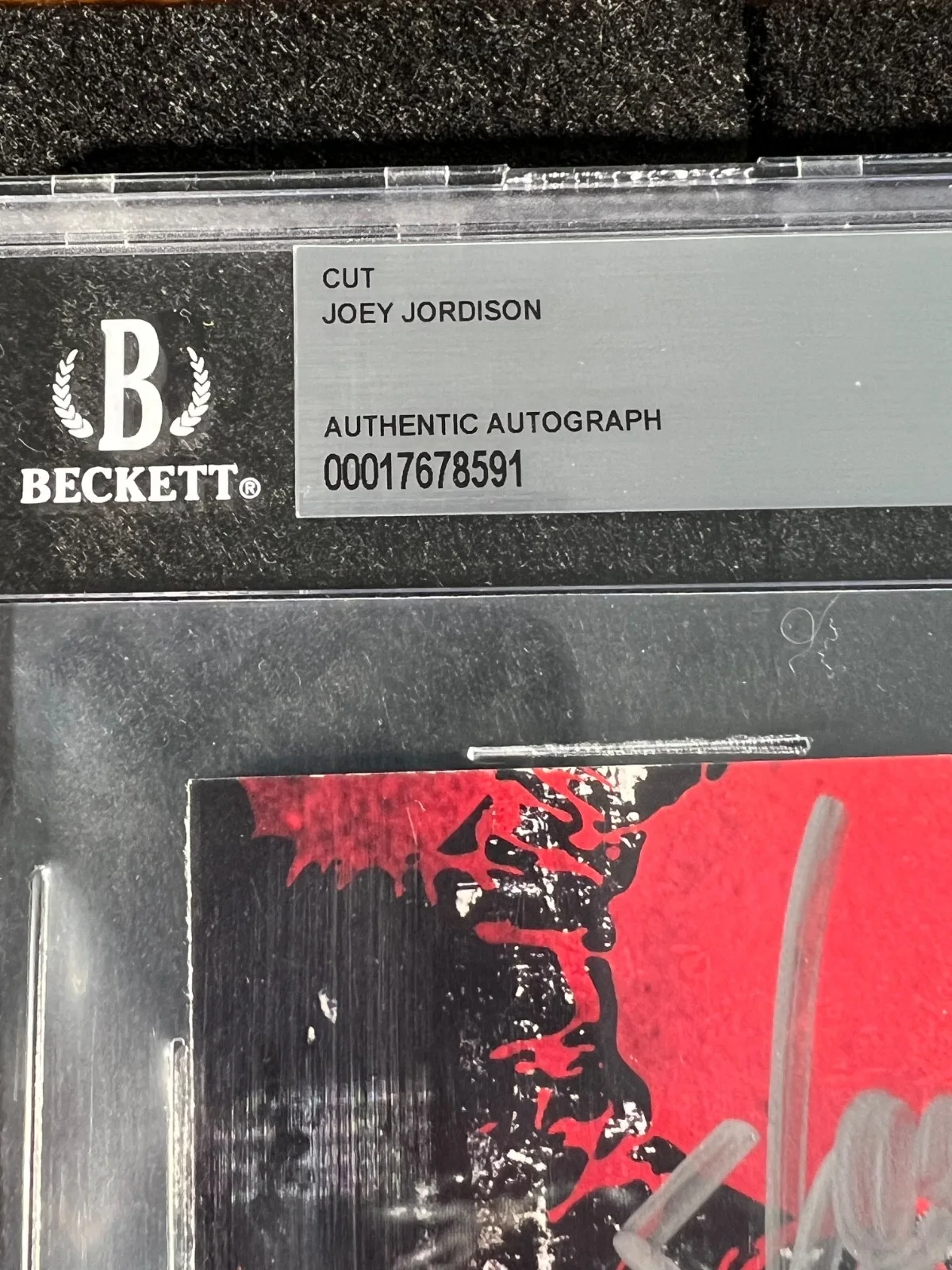 Signed Autographed Joey Jordison Cut & Rare 1st Model Slipknot Ahead Drumsticks, image 3