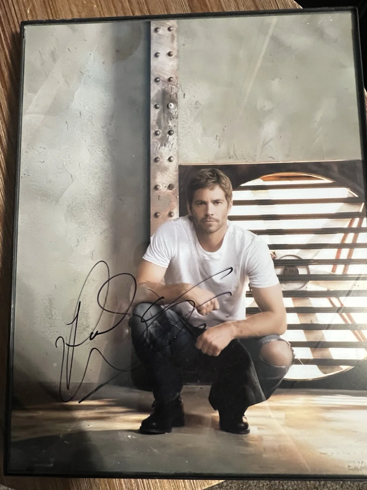 Paul Walker Autographed Photo With C O A, image 3