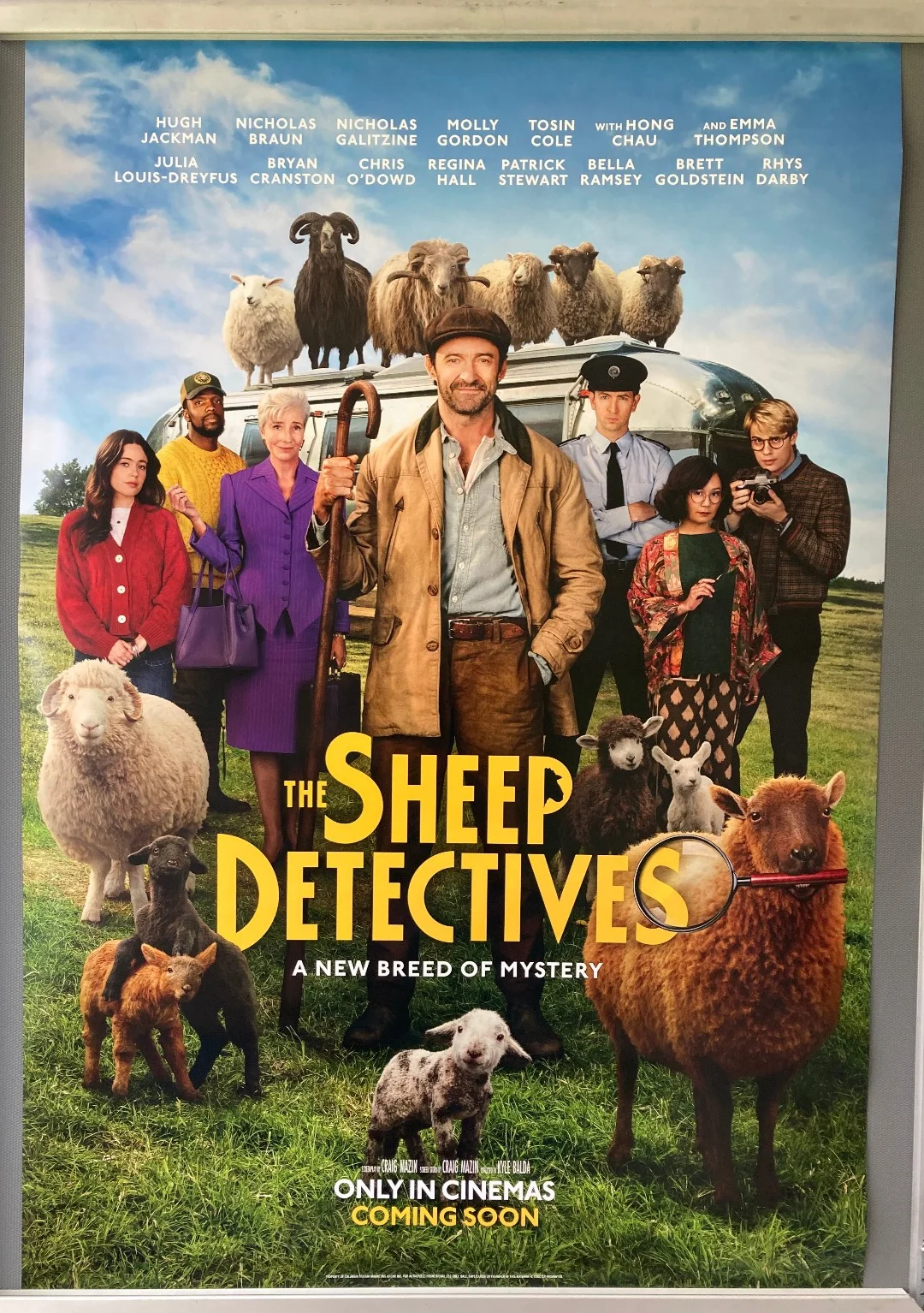 Cinema Poster: SHEEP DETECTIVES, THE 2026 (Main One Sheet) Hugh Jackman, изображение 2