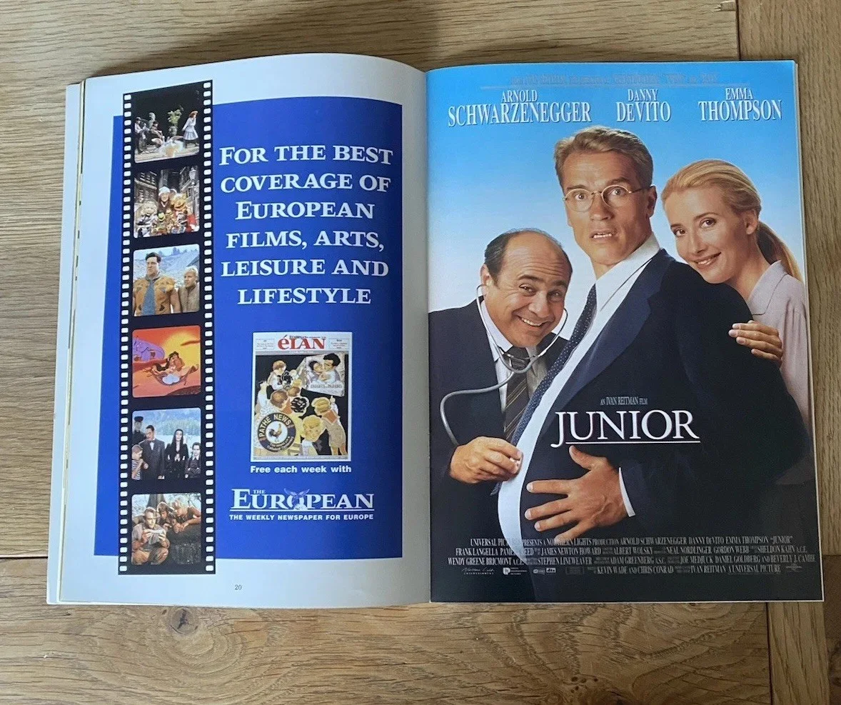 JUNIOR - Gala Charity Premiere Brochure - Leicester Square London 1994 VGC, изображение 4