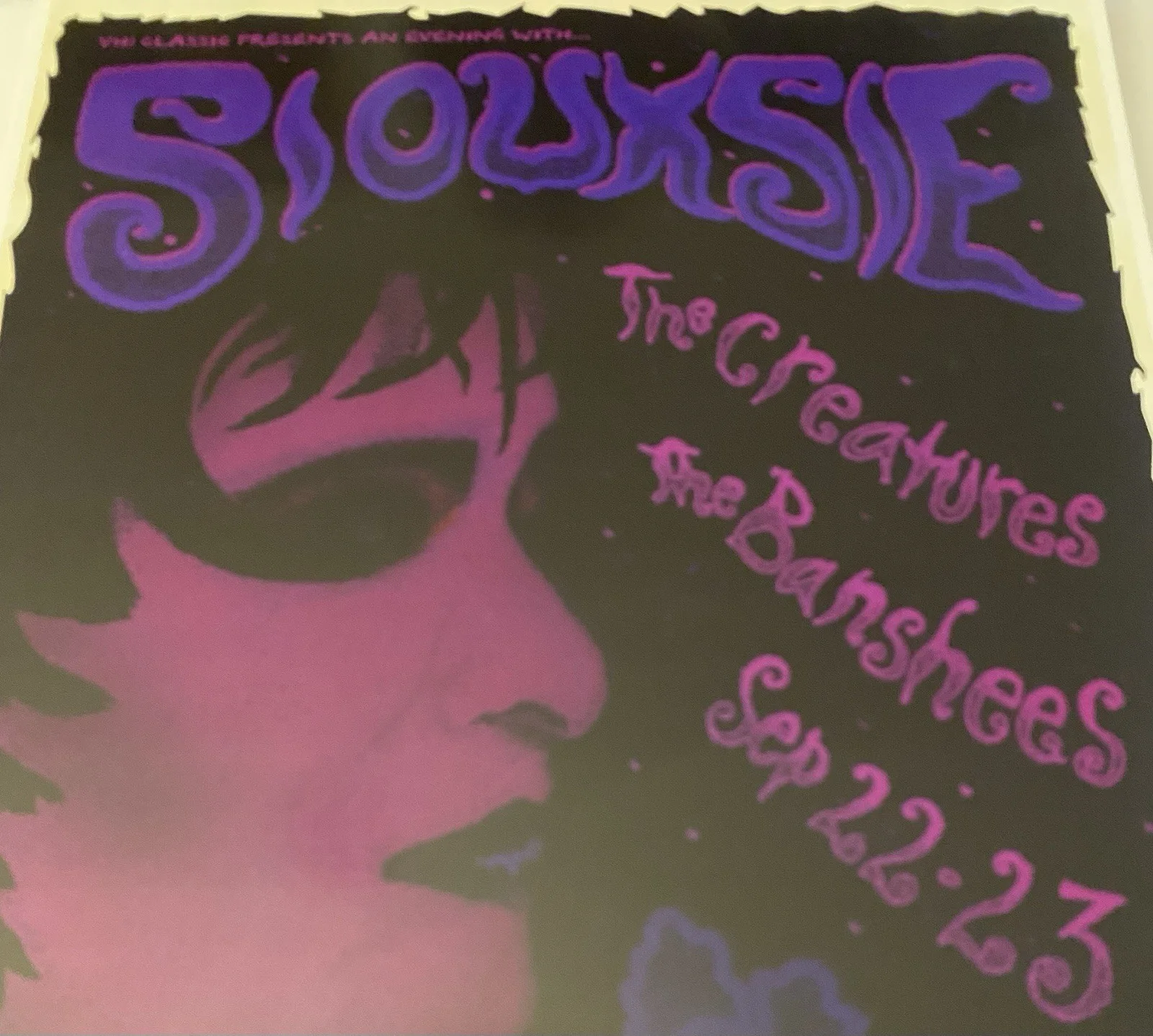 SIOUXIE & THE BANSHEES House Of Blues 2004 Artist Signed/Numbered Poster Mint, изображение 2