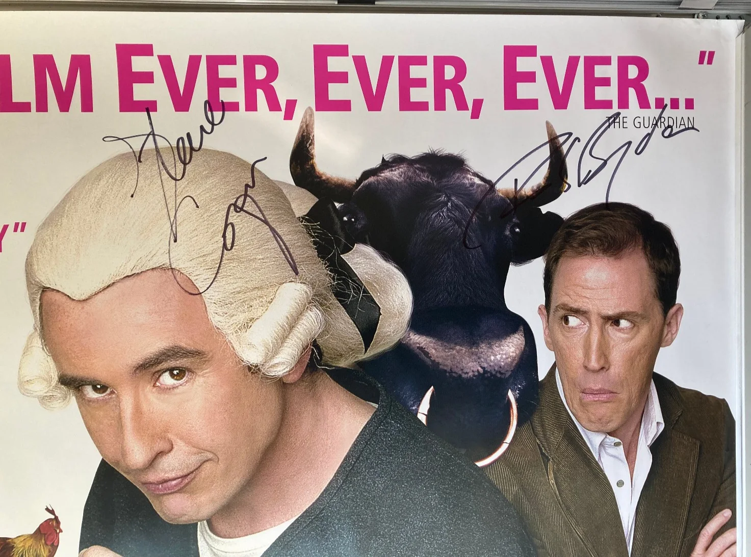 Cinema Poster: A COCK AND BULL STORY 2006 Quad Signed by Steve Coogan Rob Brydon, изображение 5