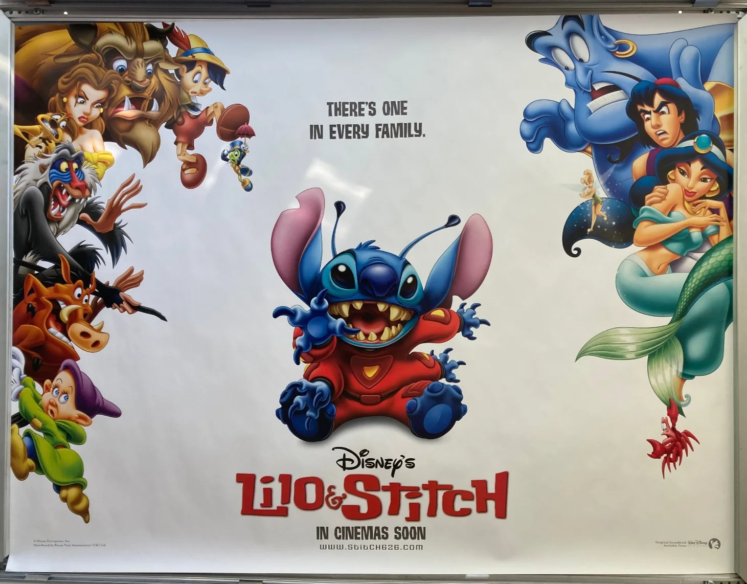 Cinema Poster: LILO & STITCH 2002 (Advance Quad) Daveigh Chase Tia Carrere, изображение 2
