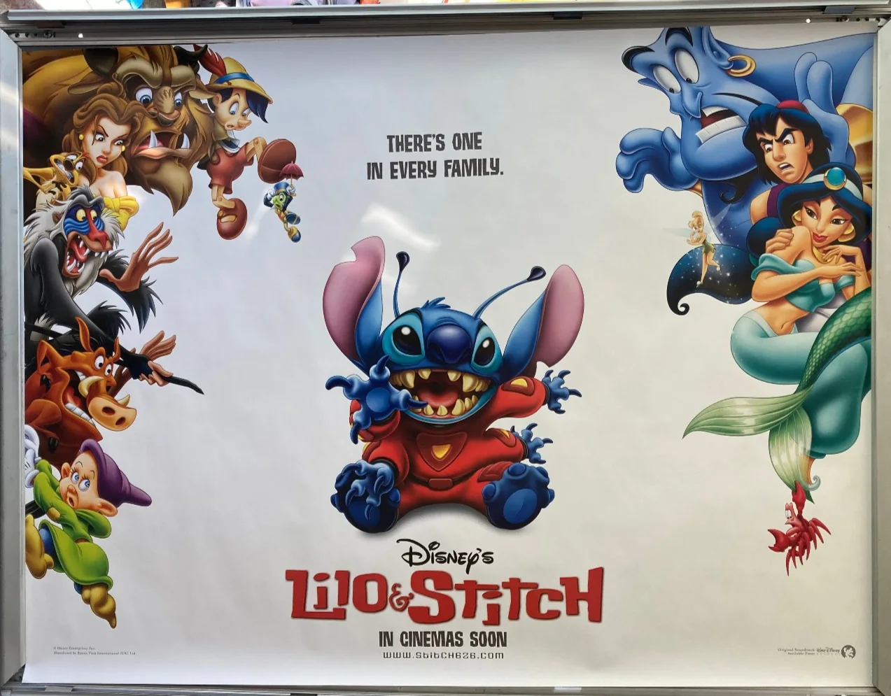 Cinema Poster: LILO & STITCH 2002 (Advance Quad) Daveigh Chase Tia Carrere, изображение 3