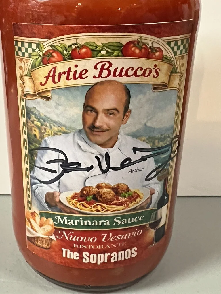 John Ventimiglia The Sopranos HAND SIGNED Artie Bucco's Marinara Sauce, изображение 2