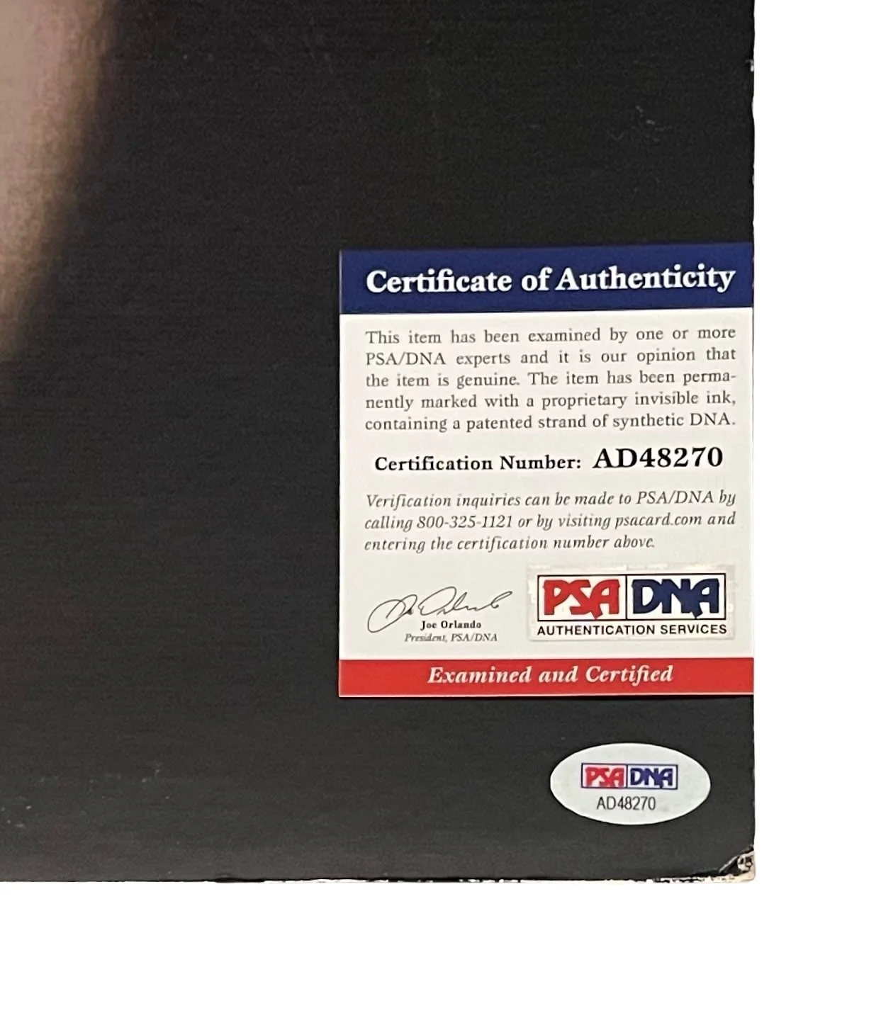 BILLY JOEL SIGNED PIANO MAN VINYL RECORD PSA COA AD48270, image 3
