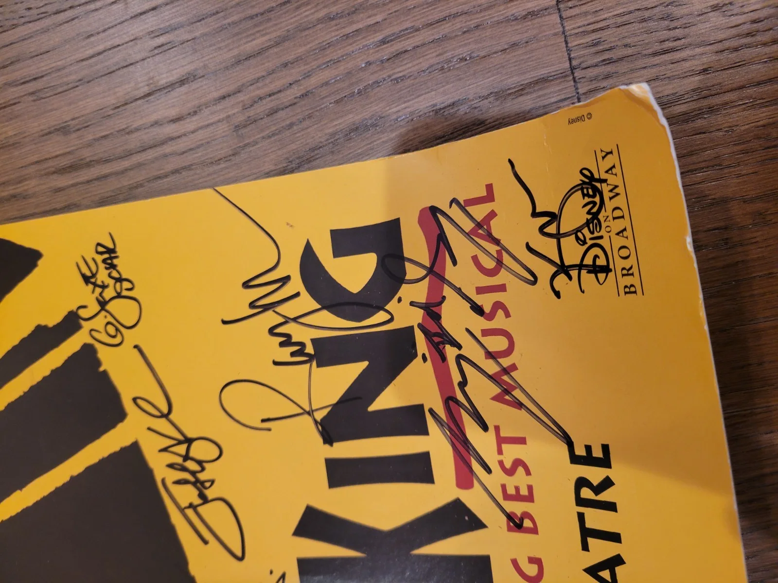 CAST — Disney Autographed Broadway THE LION KING Full Cast Signed Poster Signatures, изображение 3