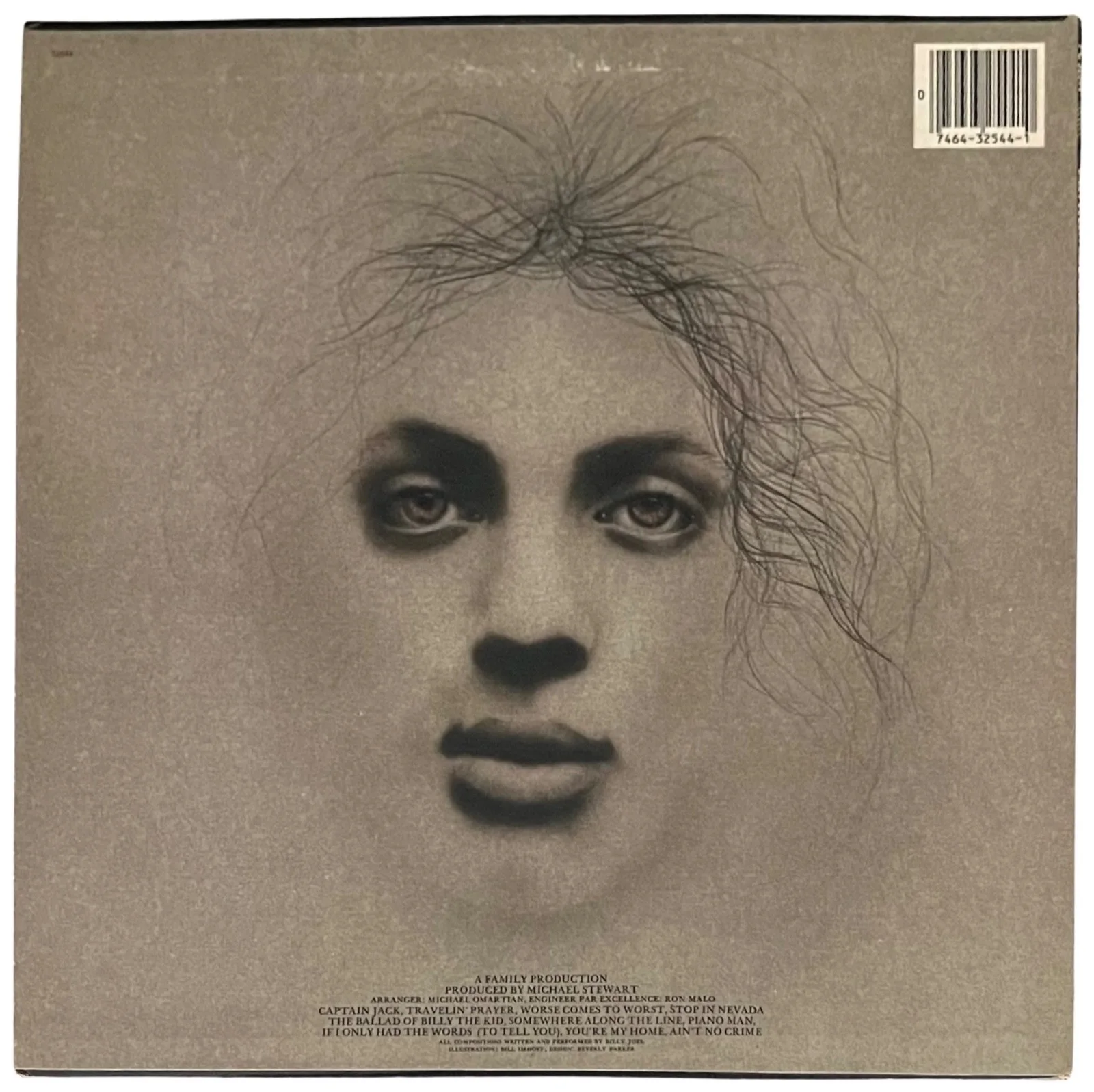 BILLY JOEL SIGNED PIANO MAN VINYL RECORD PSA COA AD48274, image 2