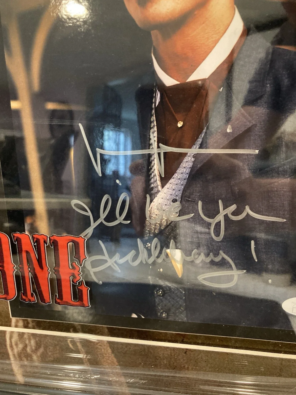 Val Kilmer Signed “I’ll Be your Huckleberry “ JSA Certified Framed Shadow box, image 4