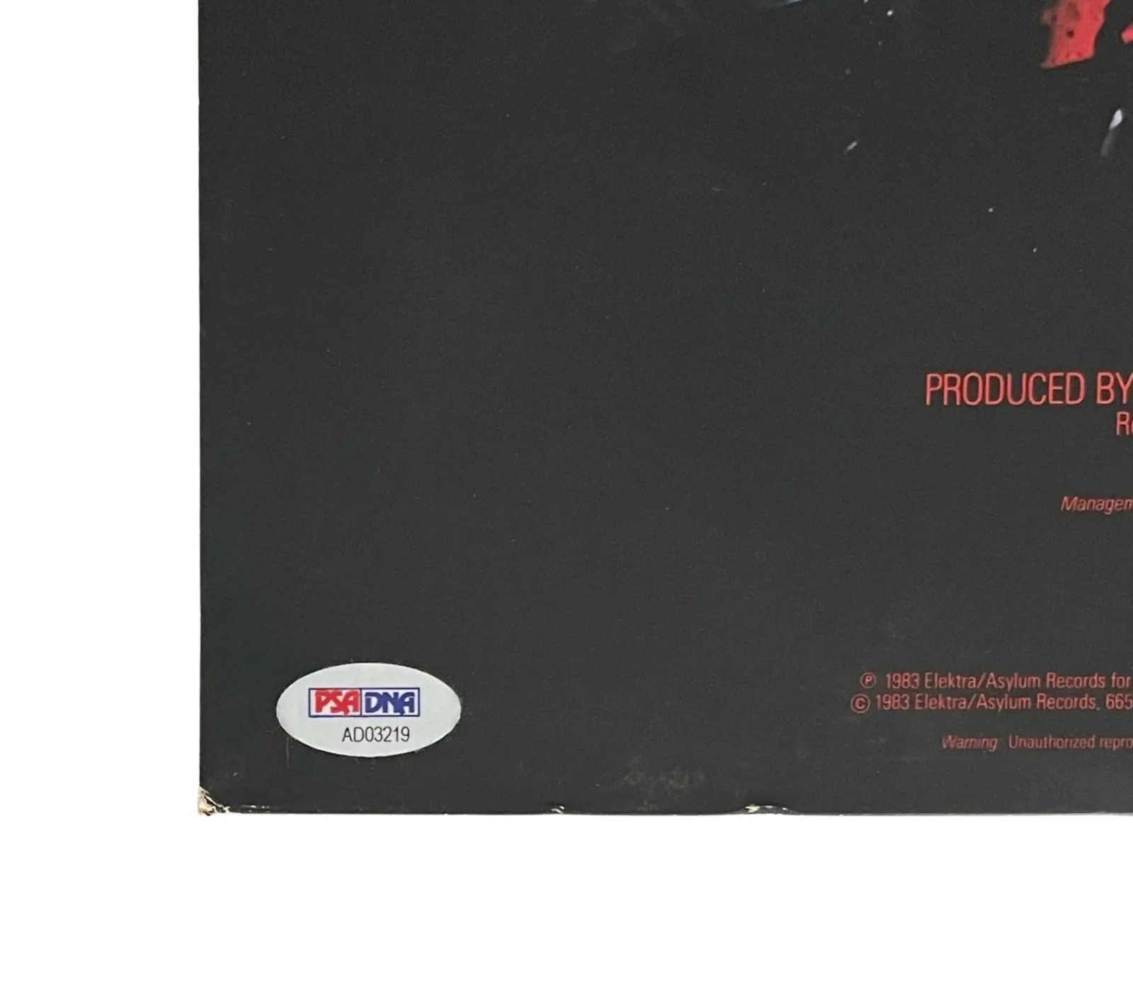 MOTLEY CRUE X4 TOMMY VINCE NIKKI & MICK SIGNED SHOUT AT THE DEVIL RECORD PSA LOA, image 3
