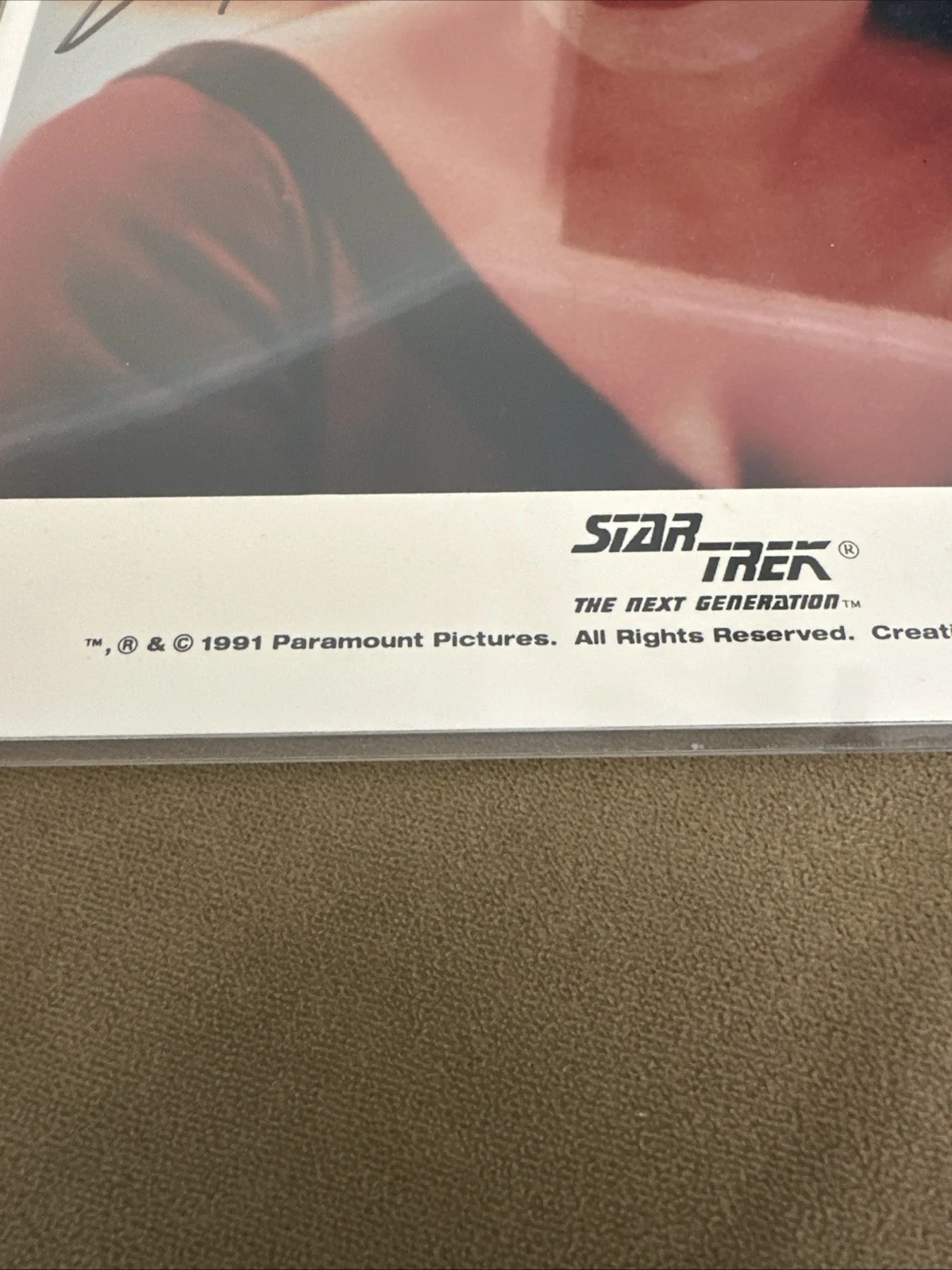 Marina Sirtis — Star Trek: TNG Actress Marina Sirtis Autographed Deanna Troi 8x10, изображение 5