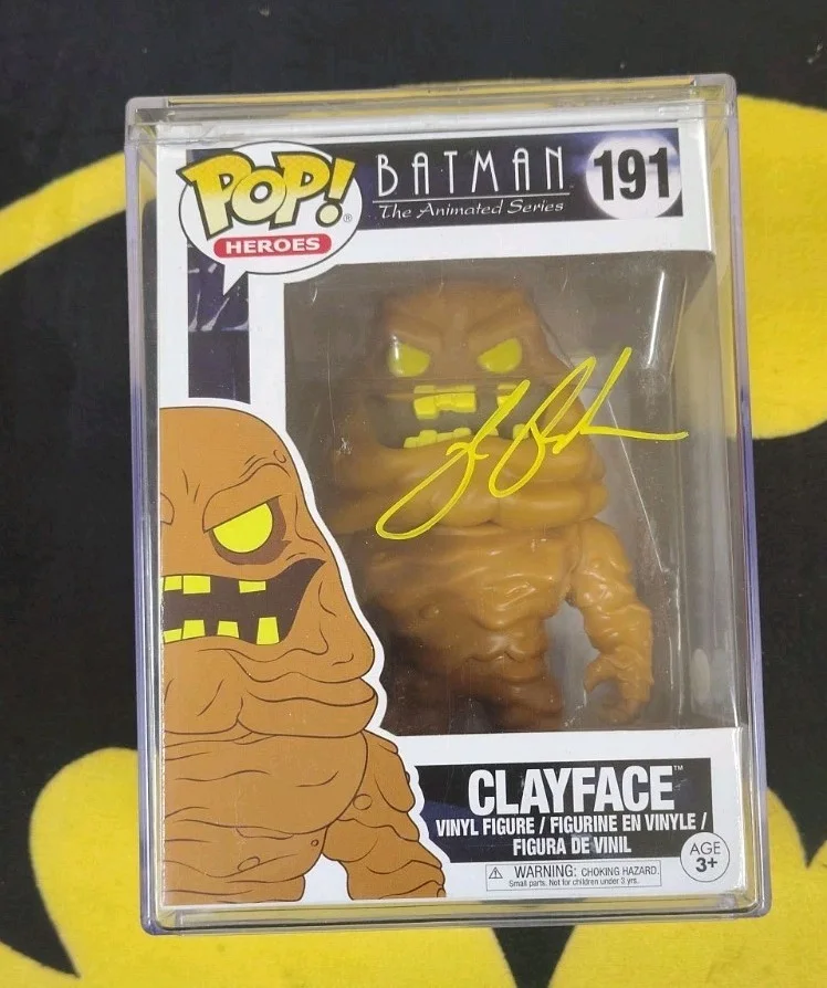 Ron Perlman — Ron Perlman Batman The Animated TV Show Series signed CLAYFACE Funko Jsa Coa