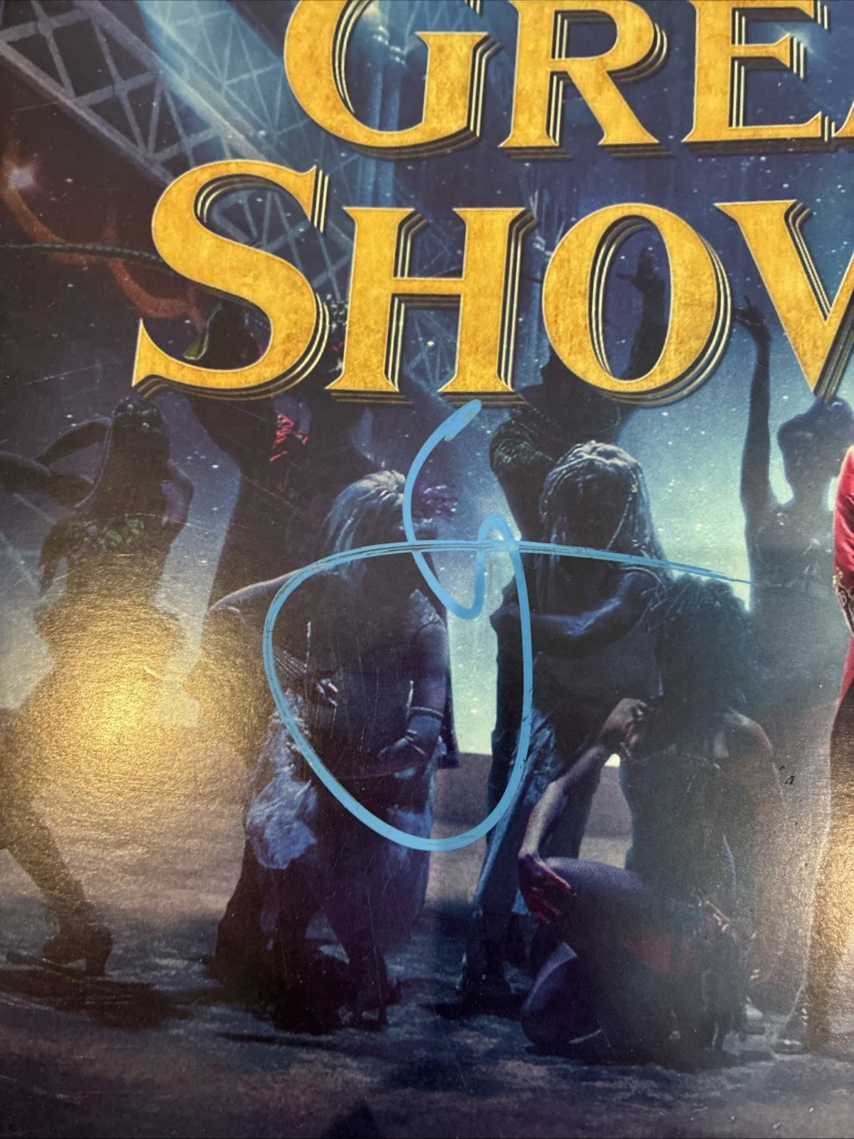 Zendaya Coleman Hugh Jackman Signed Autographed Greatest Showman Vinyl Beckett, image 3
