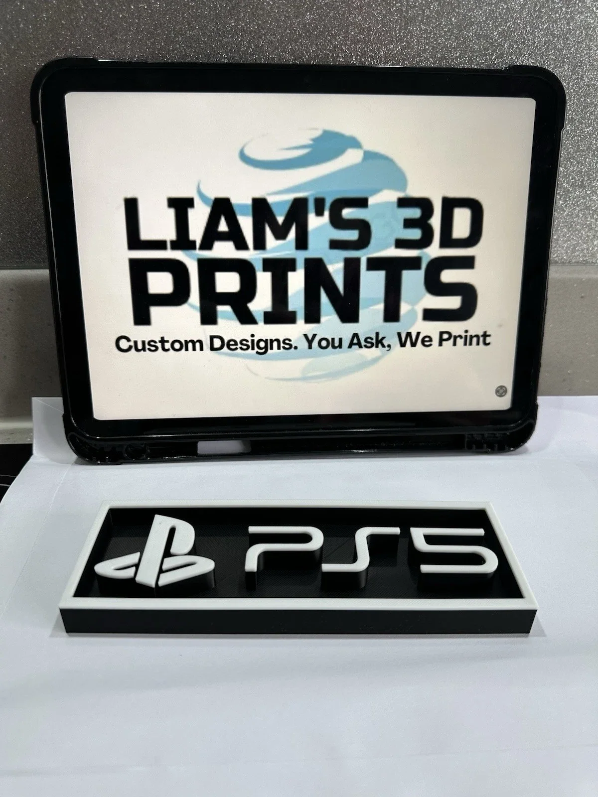 Decorative PS5 PlayStation 5 Box Sign Shelf Logo Display Sign Gaming 2 Sizes, изображение 3