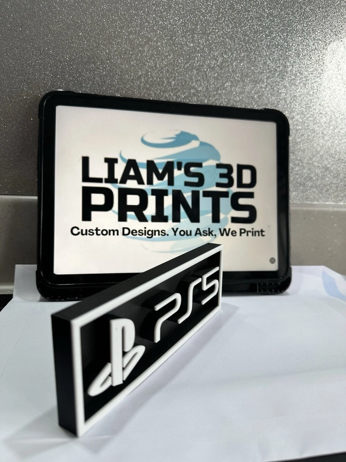 Decorative PS5 PlayStation 5 Box Sign Shelf Logo Display Sign Gaming 2 Sizes, изображение 5