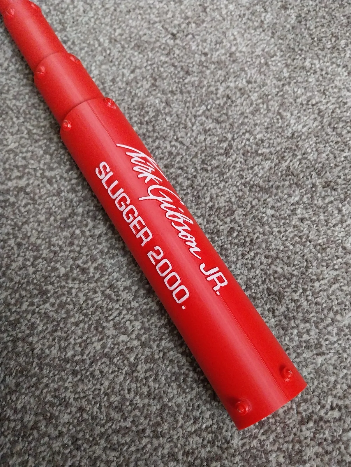 Back to the Future Griff Tannen 2015 Red Slugger 2000 Baseball Bat Scaled Model, image 2