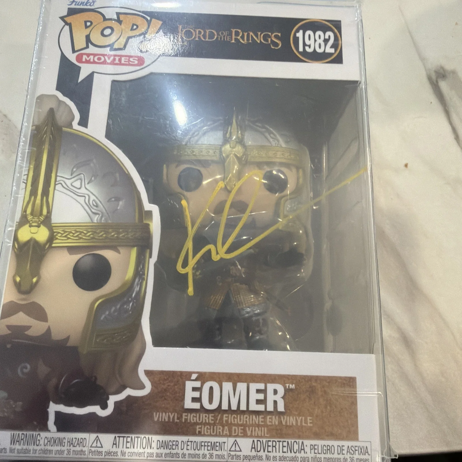 Karl Urban — KARL URBAN SIGNED Lord of the Rings EOMER FUNKO POP #1982 with JSA COA, изображение 4
