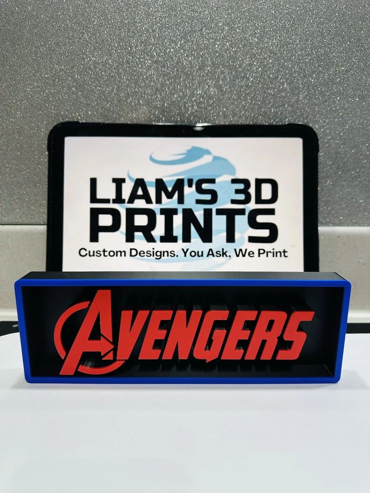 Decorative MARVEL Avengers Box Sign Film Shelf Display small 17.5cm Large 22cm, изображение 2
