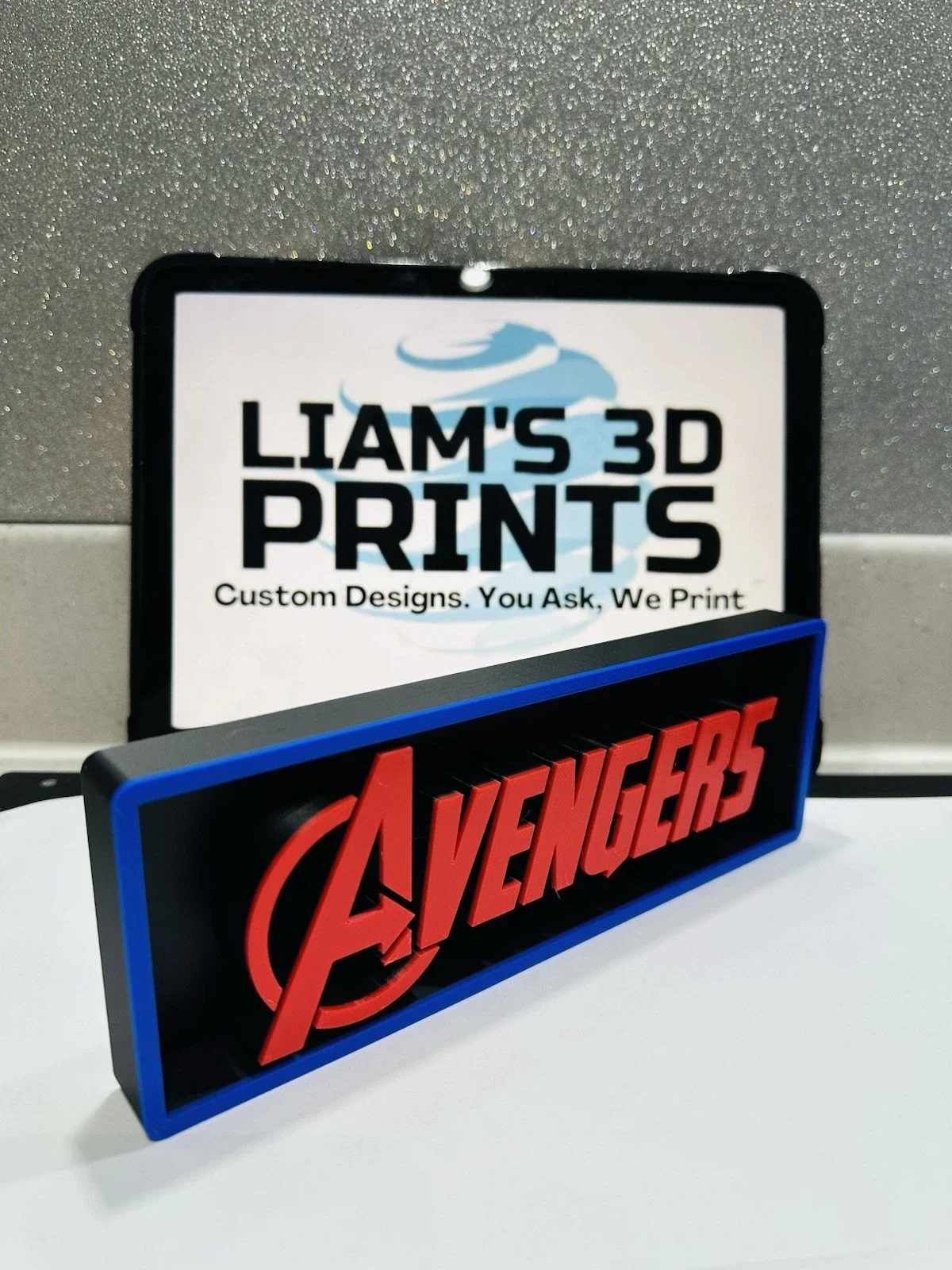 Decorative MARVEL Avengers Box Sign Film Shelf Display small 17.5cm Large 22cm, изображение 3