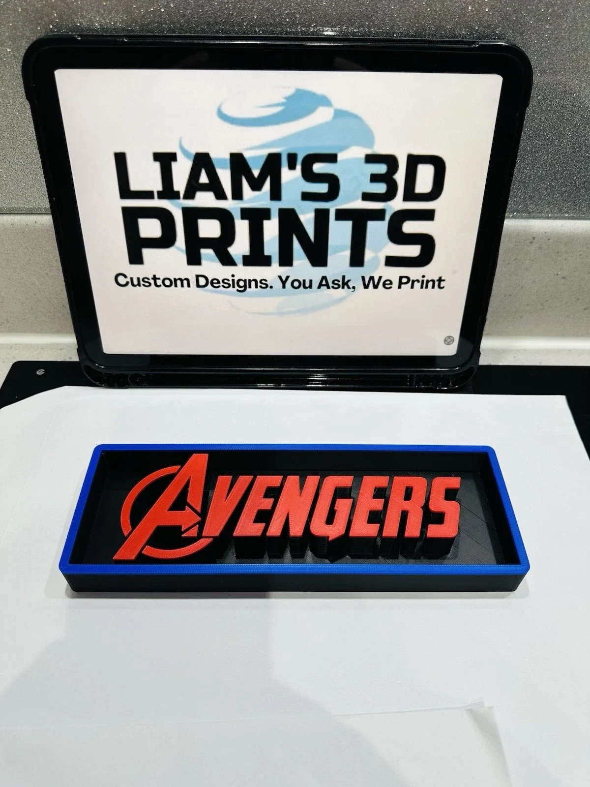 Decorative MARVEL Avengers Box Sign Film Shelf Display small 17.5cm Large 22cm, изображение 4