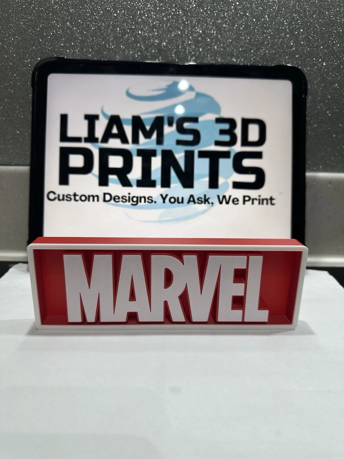 Decorative MARVEL Box Sign Film Shelf Wall Display small 17.5cm Large 22cm, image 3