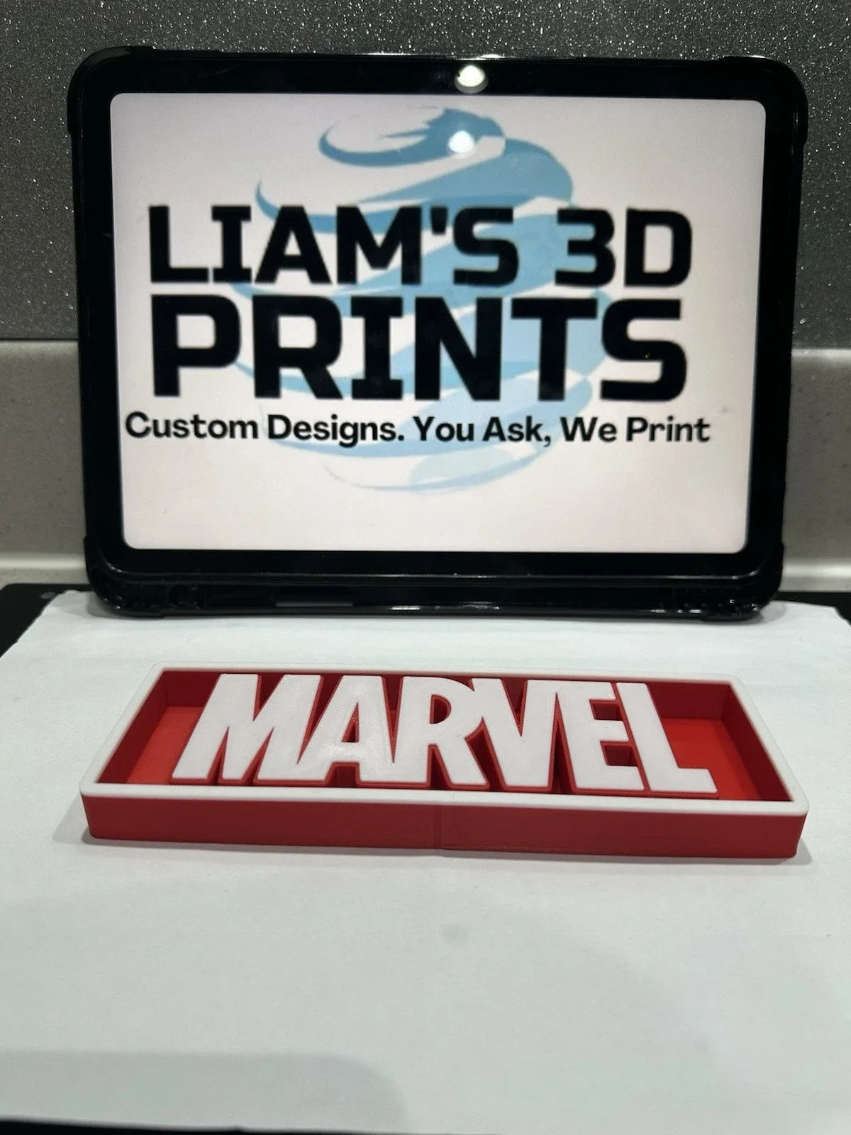 Decorative MARVEL Box Sign Film Shelf Wall Display small 17.5cm Large 22cm, image 4