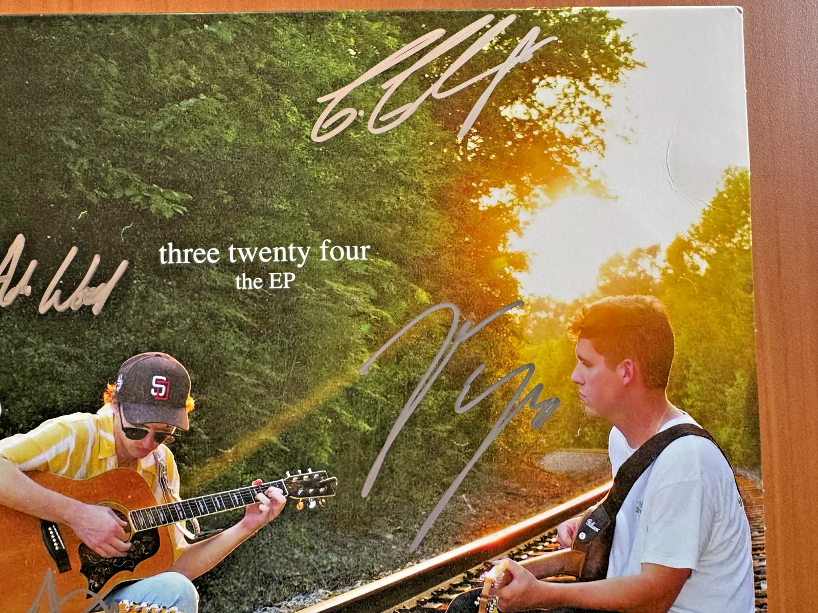 Ole 60 Signed Autographed Vinyl three twenty four Beckett LOA Jacob Aden Colby +, image 5