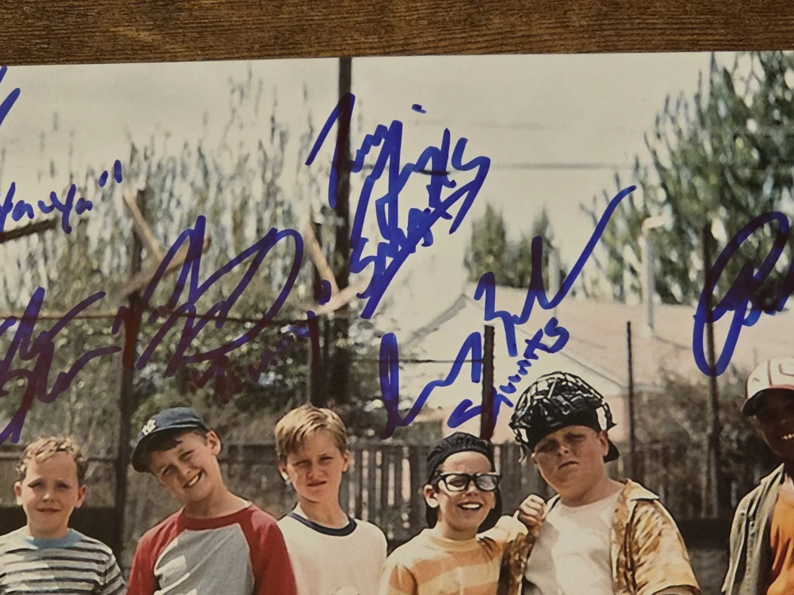 Brandon Adams, Chauncey Leopardi, Tom Guiry — The Sandlot Multi Signed Autographed 8X10 Cast Photo Certified, image 3