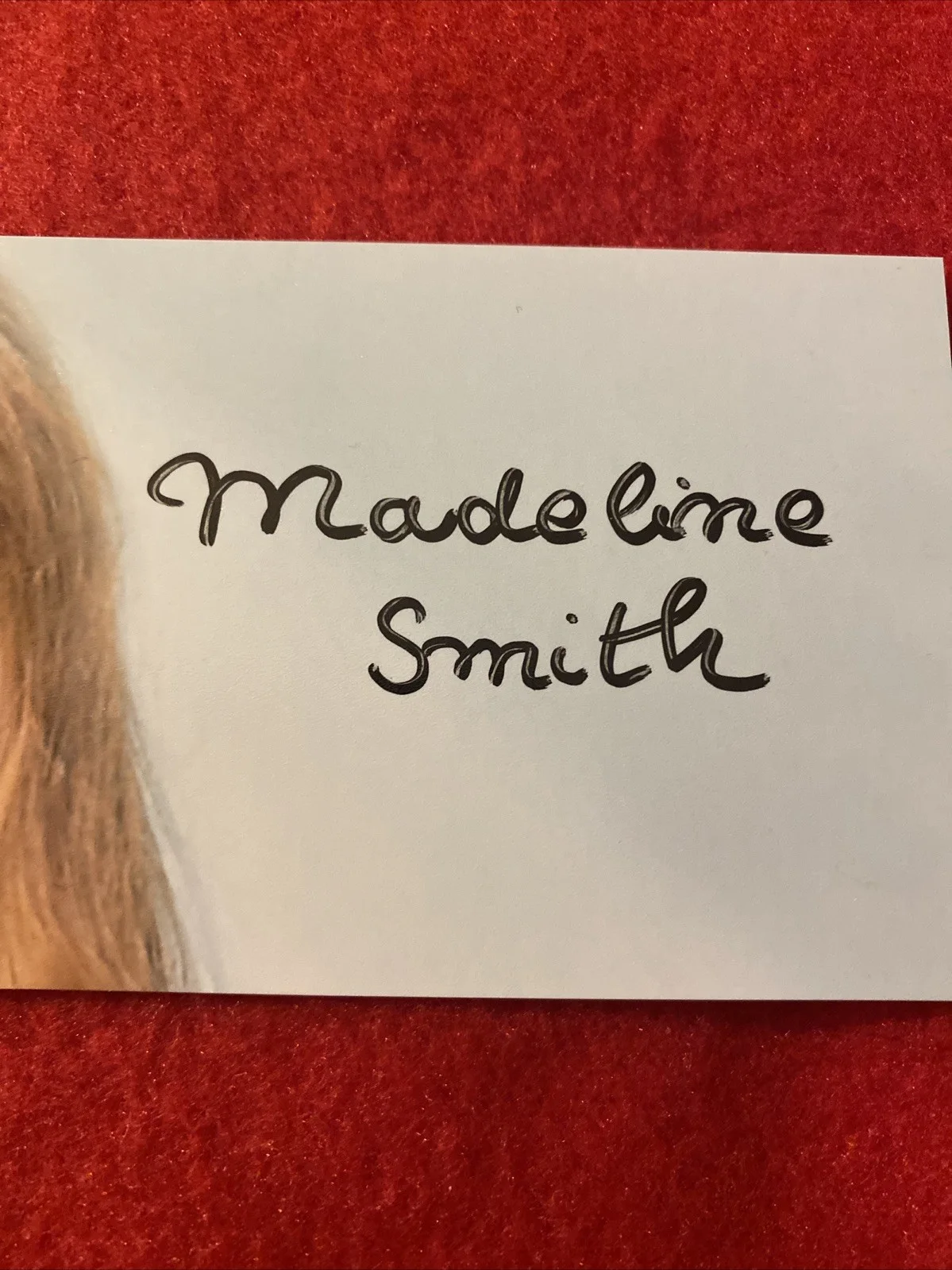 Hammer Autograph Madeline Smith “Frankenstein And The Monster From Hell”, image 4