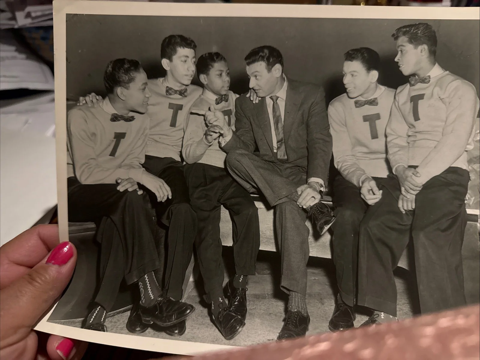 Vintage 50s Singing Groups Lot Of 3 8x10 Glossy Photos, изображение 3