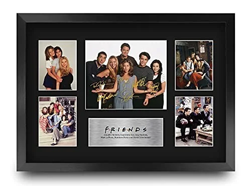 Friends TV Show Autographed Photo Display - 16x12 Inch Framed Gift for Fans, изображение 3