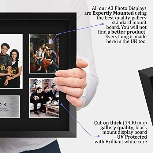 Friends TV Show Autographed Photo Display - 16x12 Inch Framed Gift for Fans, изображение 5