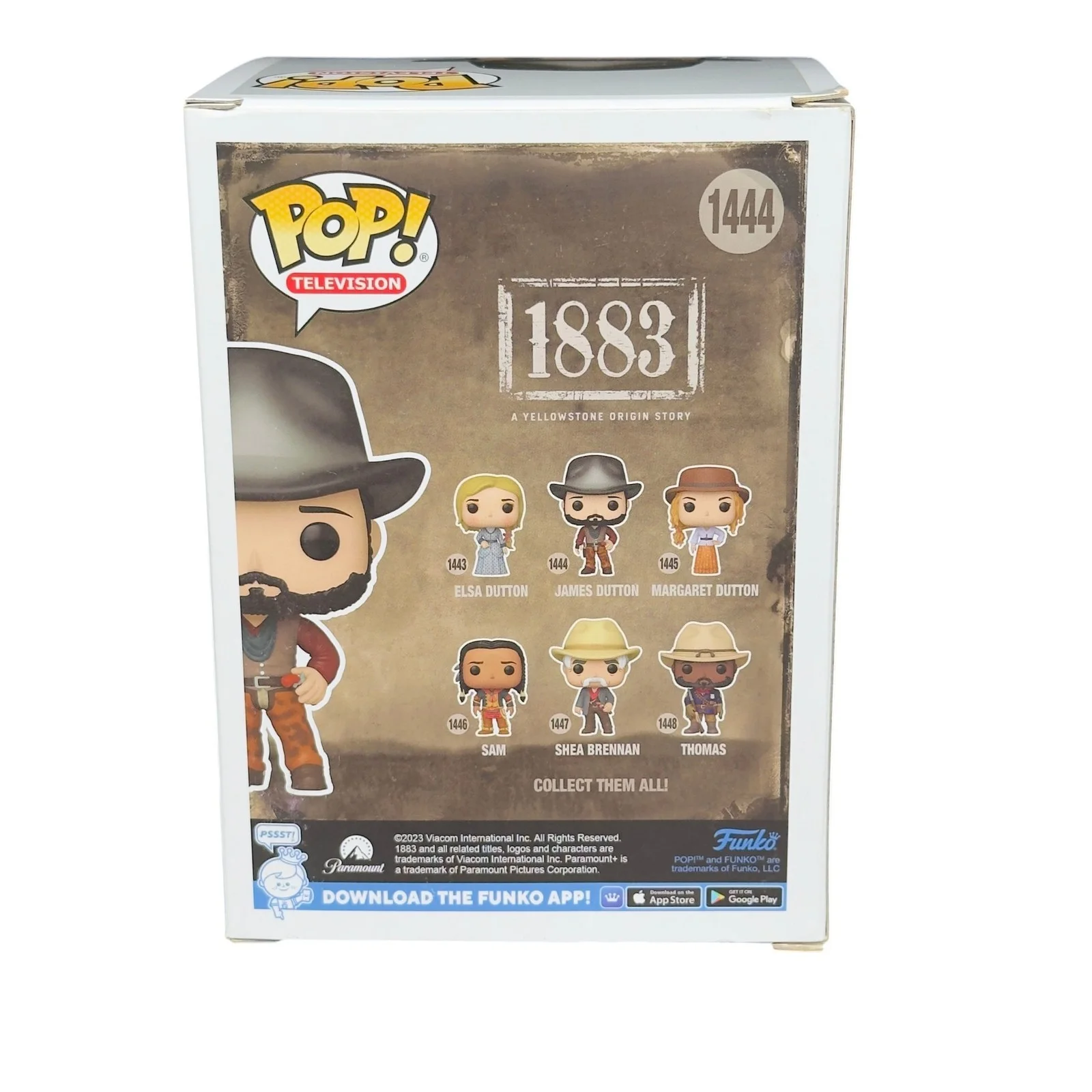 Tim McGraw — Tim McGraw Signed 1883 Yellowstone Funko Pop 1444 Beckett Authentic Autograph!, изображение 3