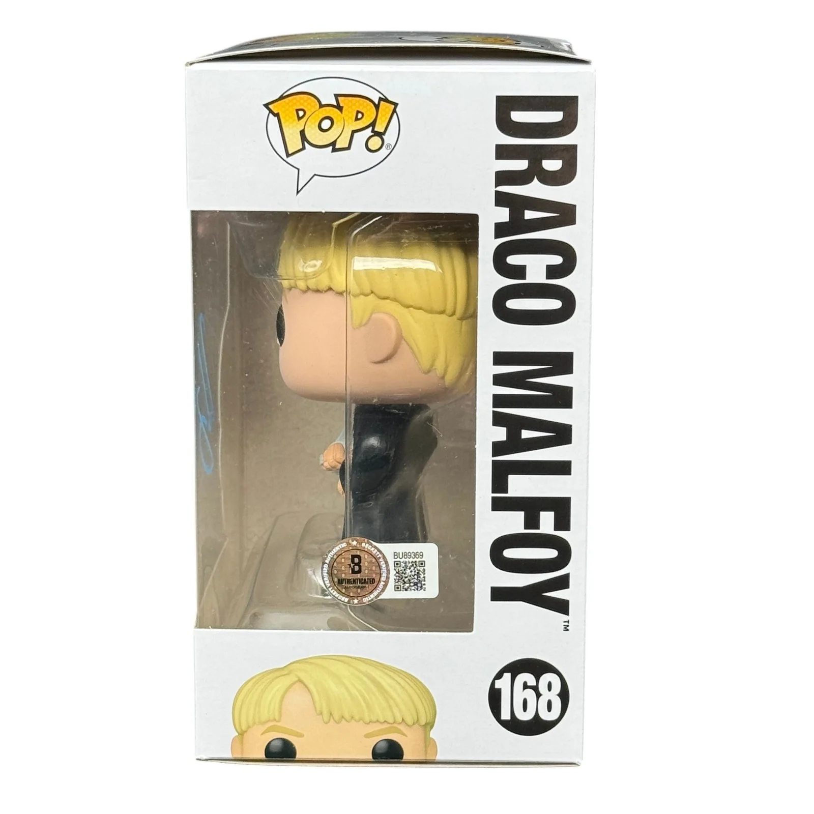 Tom Felton — Tom Felton Signed Draco Malfoy Harry Potter Funko Pop 168 - Beckett Autograph, изображение 2
