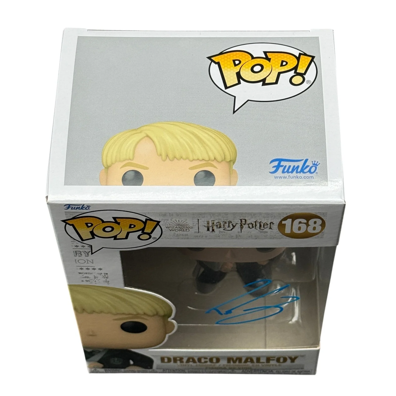 Tom Felton — Tom Felton Signed Draco Malfoy Harry Potter Funko Pop 168 - Beckett Autograph, изображение 5
