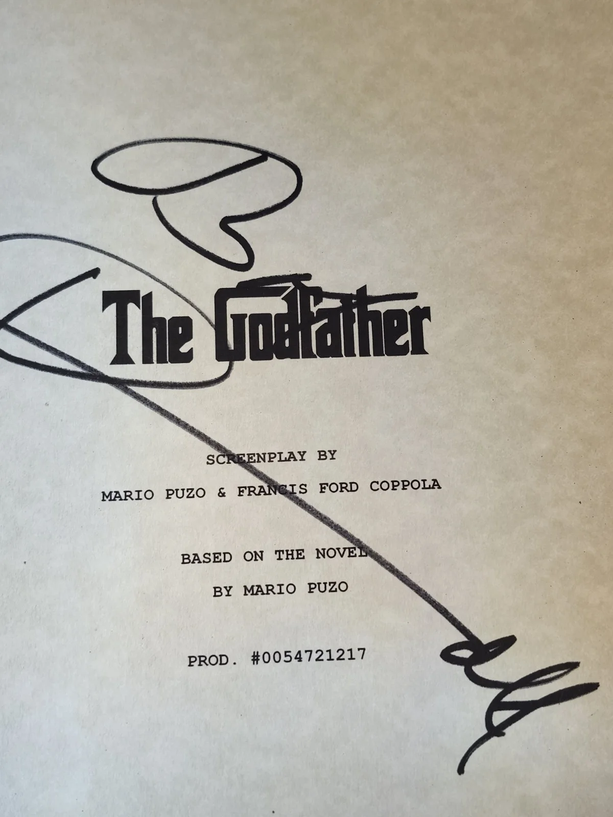 Robert Duvall — ROBERT DUVALL Signed Autograph The Godfather Full Movie Script JSA COA/LOA, image 2