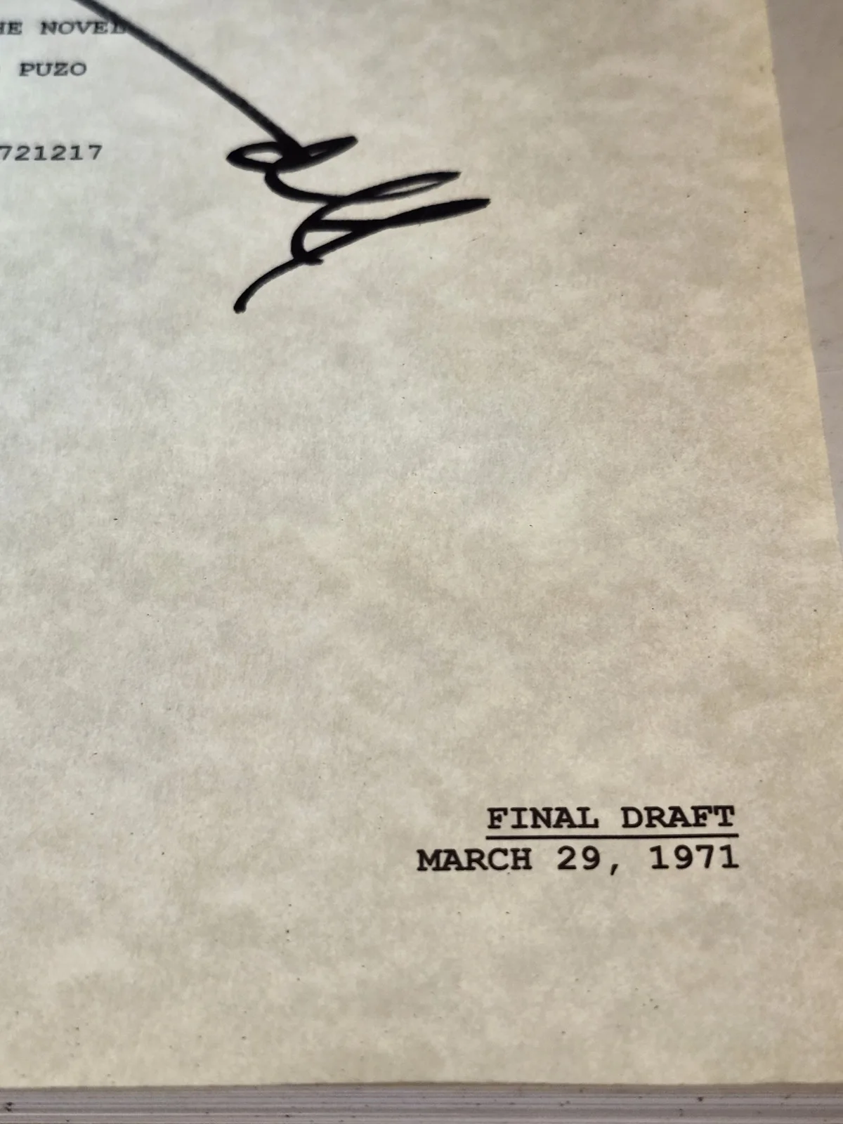 Robert Duvall — ROBERT DUVALL Signed Autograph The Godfather Full Movie Script JSA COA/LOA, image 4