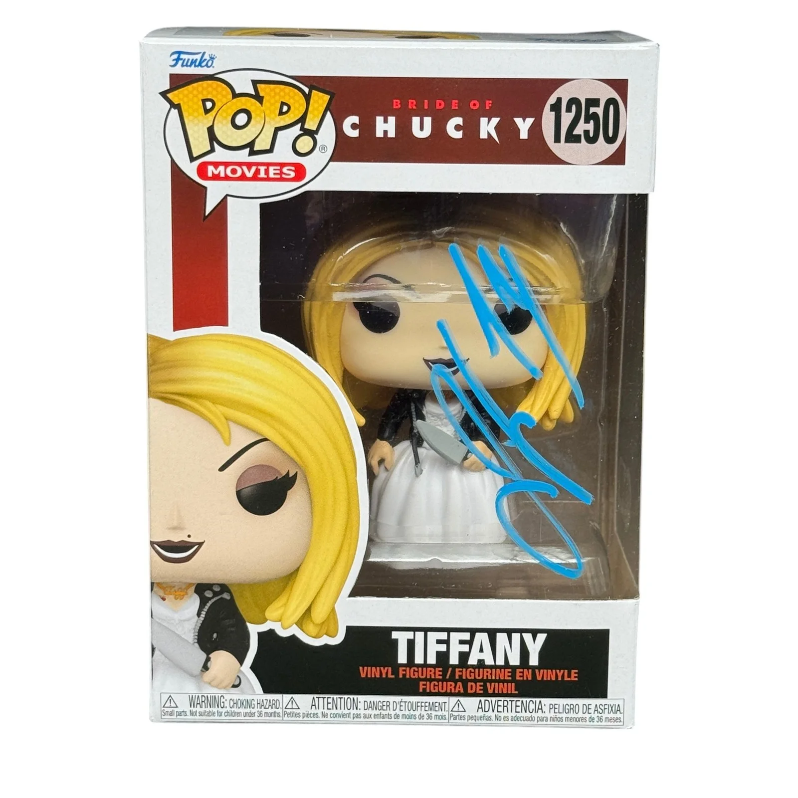 Jennifer Tilly — Jennifer Tilly Signed Tiffany Funko Pop 1250 Bride of Chucky Beckett Autograph