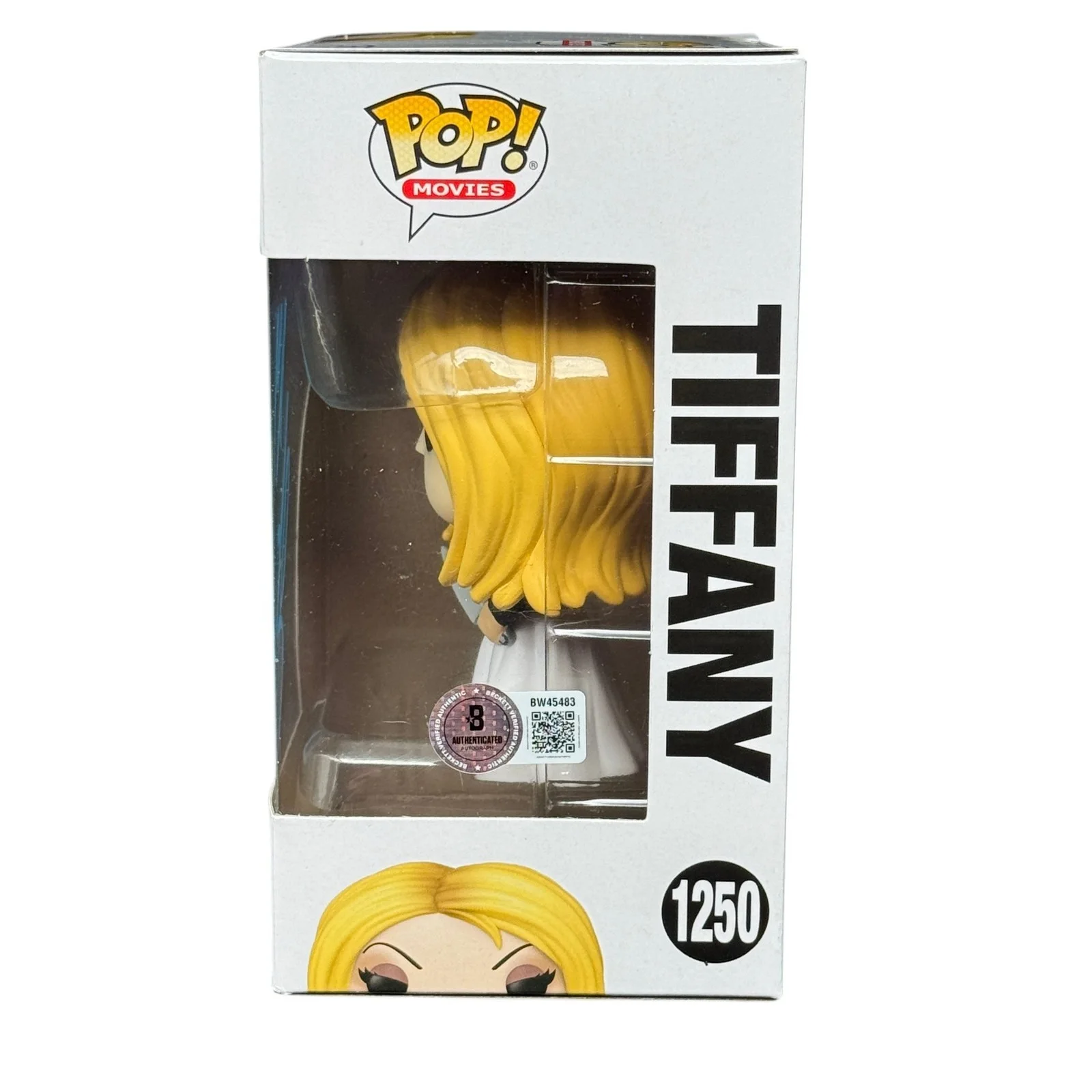 Jennifer Tilly — Jennifer Tilly Signed Tiffany Funko Pop 1250 Bride of Chucky Beckett Autograph, изображение 2