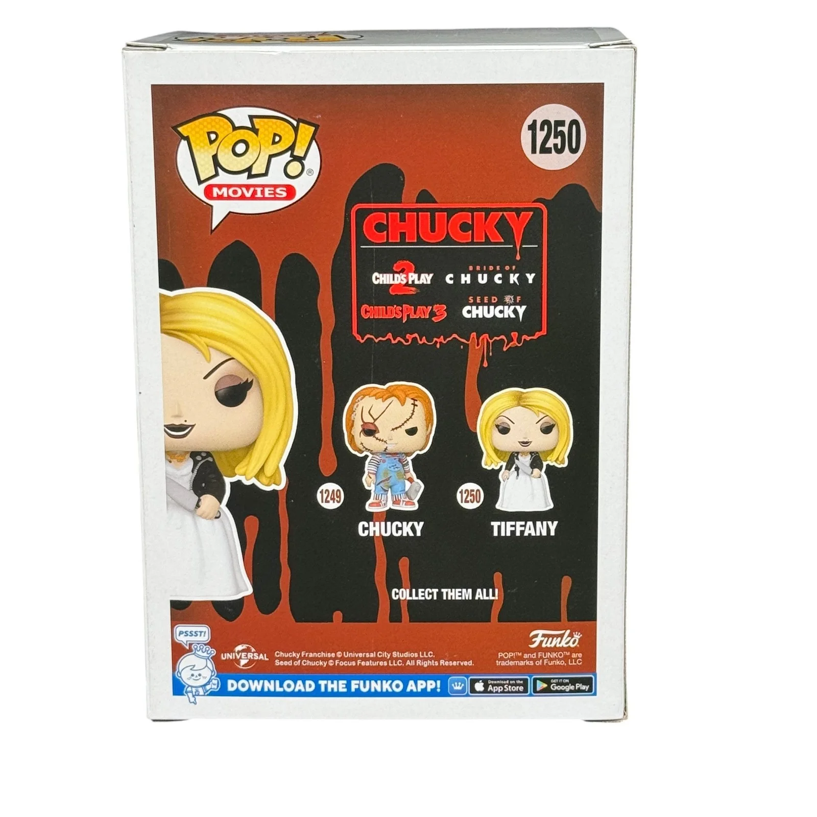 Jennifer Tilly — Jennifer Tilly Signed Tiffany Funko Pop 1250 Bride of Chucky Beckett Autograph, изображение 3